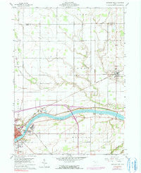Napoleon East Ohio Historical topographic map, 1:24000 scale, 7.5 X 7.5 Minute, Year 1960