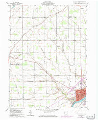 Napoleon West Ohio Historical topographic map, 1:24000 scale, 7.5 X 7.5 Minute, Year 1959