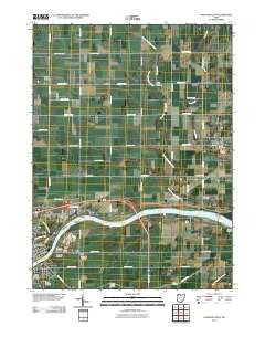 Napoleon East Ohio Historical topographic map, 1:24000 scale, 7.5 X 7.5 Minute, Year 2010