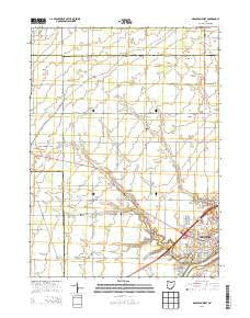 Napoleon West Ohio Historical topographic map, 1:24000 scale, 7.5 X 7.5 Minute, Year 2013