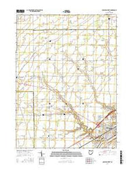 Napoleon West Ohio Current topographic map, 1:24000 scale, 7.5 X 7.5 Minute, Year 2016