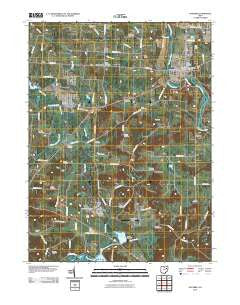 Navarre Ohio Historical topographic map, 1:24000 scale, 7.5 X 7.5 Minute, Year 2010