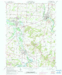 Navarre Ohio Historical topographic map, 1:24000 scale, 7.5 X 7.5 Minute, Year 1961