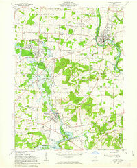 Navarre Ohio Historical topographic map, 1:24000 scale, 7.5 X 7.5 Minute, Year 1961