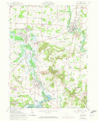 Navarre Ohio Historical topographic map, 1:24000 scale, 7.5 X 7.5 Minute, Year 1961