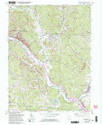 Nelsonville Ohio Historical topographic map, 1:24000 scale, 7.5 X 7.5 Minute, Year 1961
