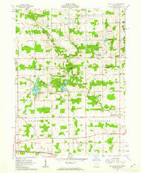 Nettle Lake Ohio Historical topographic map, 1:24000 scale, 7.5 X 7.5 Minute, Year 1961