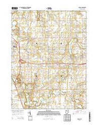 Nevada Ohio Historical topographic map, 1:24000 scale, 7.5 X 7.5 Minute, Year 2013