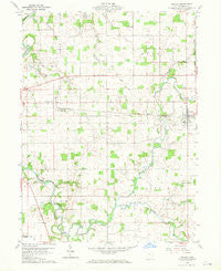 Nevada Ohio Historical topographic map, 1:24000 scale, 7.5 X 7.5 Minute, Year 1960