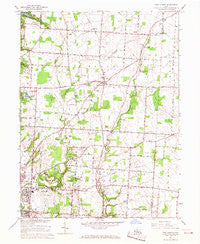 New Albany Ohio Historical topographic map, 1:24000 scale, 7.5 X 7.5 Minute, Year 1966