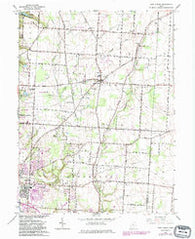 New Albany Ohio Historical topographic map, 1:24000 scale, 7.5 X 7.5 Minute, Year 1966