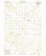 New Bavaria Ohio Historical topographic map, 1:24000 scale, 7.5 X 7.5 Minute, Year 1960