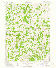 New Bedford Ohio Historical topographic map, 1:24000 scale, 7.5 X 7.5 Minute, Year 1961