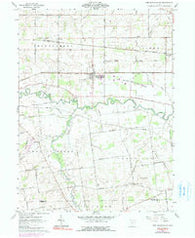 New Bloomington Ohio Historical topographic map, 1:24000 scale, 7.5 X 7.5 Minute, Year 1961