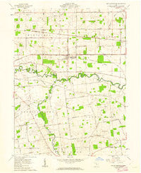 New Bloomington Ohio Historical topographic map, 1:24000 scale, 7.5 X 7.5 Minute, Year 1961