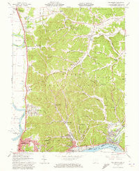 New Boston Ohio Historical topographic map, 1:24000 scale, 7.5 X 7.5 Minute, Year 1961