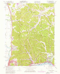 New Boston Ohio Historical topographic map, 1:24000 scale, 7.5 X 7.5 Minute, Year 1961