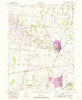 New Carlisle Ohio Historical topographic map, 1:24000 scale, 7.5 X 7.5 Minute, Year 1955