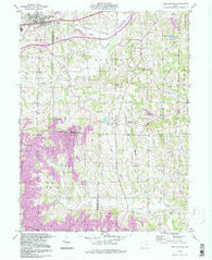 New Concord Ohio Historical topographic map, 1:24000 scale, 7.5 X 7.5 Minute, Year 1994