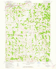 New Concord Ohio Historical topographic map, 1:24000 scale, 7.5 X 7.5 Minute, Year 1961