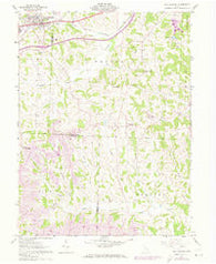 New Concord Ohio Historical topographic map, 1:24000 scale, 7.5 X 7.5 Minute, Year 1961