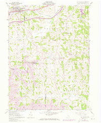 New Concord Ohio Historical topographic map, 1:24000 scale, 7.5 X 7.5 Minute, Year 1961