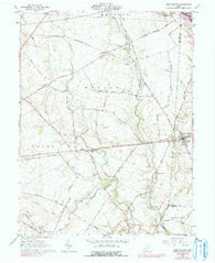 New Holland Ohio Historical topographic map, 1:24000 scale, 7.5 X 7.5 Minute, Year 1961