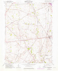 New Holland Ohio Historical topographic map, 1:24000 scale, 7.5 X 7.5 Minute, Year 1961