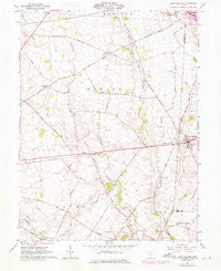 New Holland Ohio Historical topographic map, 1:24000 scale, 7.5 X 7.5 Minute, Year 1961