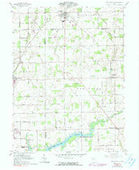 New Knoxville Ohio Historical topographic map, 1:24000 scale, 7.5 X 7.5 Minute, Year 1961