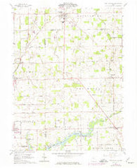 New Knoxville Ohio Historical topographic map, 1:24000 scale, 7.5 X 7.5 Minute, Year 1961