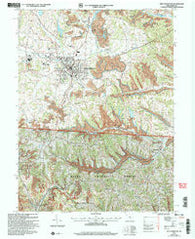 New Lexington Ohio Historical topographic map, 1:24000 scale, 7.5 X 7.5 Minute, Year 2002