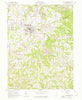 New Lexington Ohio Historical topographic map, 1:24000 scale, 7.5 X 7.5 Minute, Year 1961