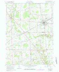 New London Ohio Historical topographic map, 1:24000 scale, 7.5 X 7.5 Minute, Year 1960