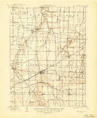 New London Ohio Historical topographic map, 1:62500 scale, 15 X 15 Minute, Year 1908