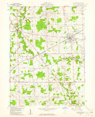 New London Ohio Historical topographic map, 1:24000 scale, 7.5 X 7.5 Minute, Year 1960