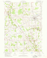 New London Ohio Historical topographic map, 1:24000 scale, 7.5 X 7.5 Minute, Year 1960