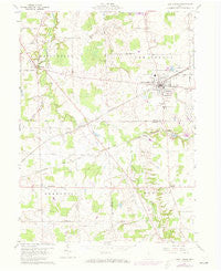 New London Ohio Historical topographic map, 1:24000 scale, 7.5 X 7.5 Minute, Year 1960