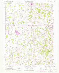 New Market Ohio Historical topographic map, 1:24000 scale, 7.5 X 7.5 Minute, Year 1960