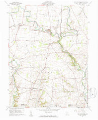 New Martinsburg Ohio Historical topographic map, 1:24000 scale, 7.5 X 7.5 Minute, Year 1960