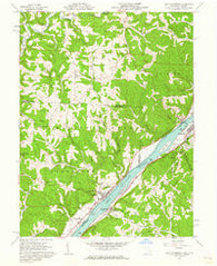 New Matamoras Ohio Historical topographic map, 1:24000 scale, 7.5 X 7.5 Minute, Year 1960