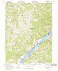 New Matamoras Ohio Historical topographic map, 1:24000 scale, 7.5 X 7.5 Minute, Year 1960