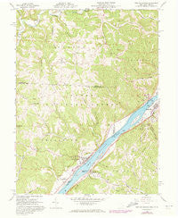 New Matamoras Ohio Historical topographic map, 1:24000 scale, 7.5 X 7.5 Minute, Year 1960