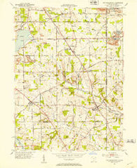 New Middletown Ohio Historical topographic map, 1:24000 scale, 7.5 X 7.5 Minute, Year 1951