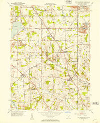 New Middletown Ohio Historical topographic map, 1:24000 scale, 7.5 X 7.5 Minute, Year 1951