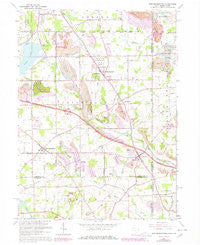 New Middletown Ohio Historical topographic map, 1:24000 scale, 7.5 X 7.5 Minute, Year 1963