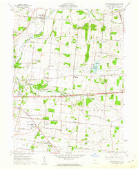 New Moorefield Ohio Historical topographic map, 1:24000 scale, 7.5 X 7.5 Minute, Year 1961