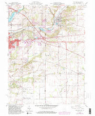 New Paris Ohio Historical topographic map, 1:24000 scale, 7.5 X 7.5 Minute, Year 1960