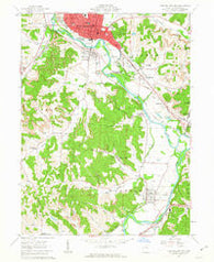 New Philadelphia Ohio Historical topographic map, 1:24000 scale, 7.5 X 7.5 Minute, Year 1962