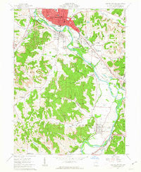 New Philadelphia Ohio Historical topographic map, 1:24000 scale, 7.5 X 7.5 Minute, Year 1962